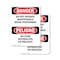 Signmission Do Not Operate Maintenance Bilingual Danger Sign, Aluminum, 10in W x 14in L, 2PK OS-2PACK-DS-A-1014-VS-1154 - alternate 1